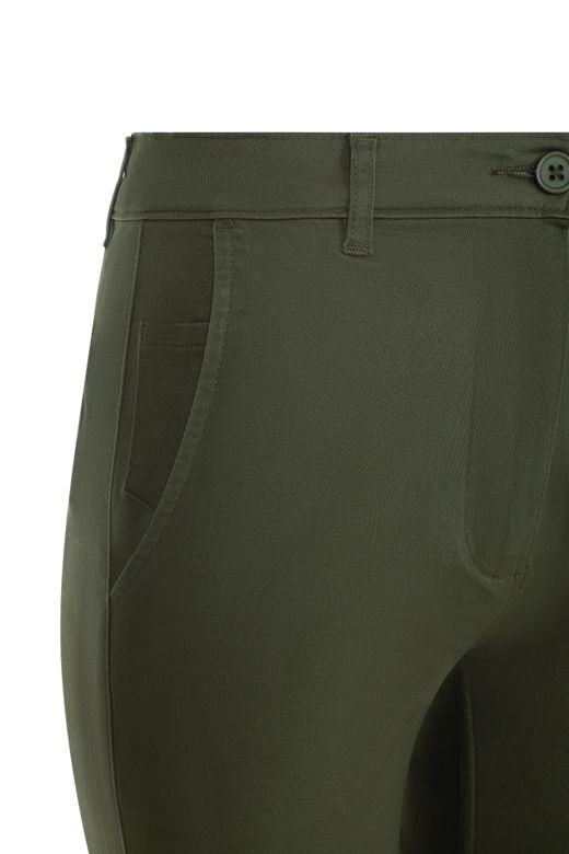 Pantalón chino stretch mujer