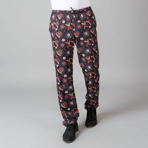 Microfiber Print unisex kitchen pants