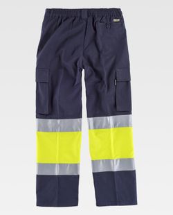 Kombinierte Hose mit elastischer Taille, mehreren Taschen, 2 Bändern AV Marino Yellow AV