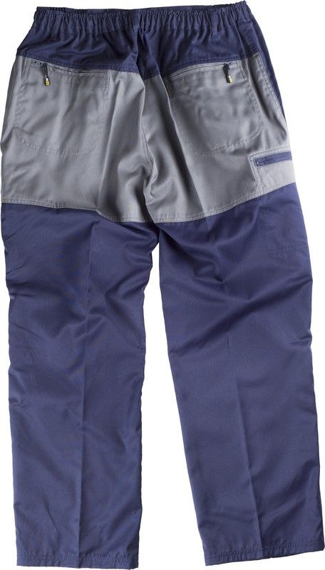 Kontrast Knie und Knie Hose in Kontrast Navy Grey