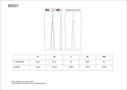 Pantaloni con elastico in vita, chiusura con zip, senza tasche Nero