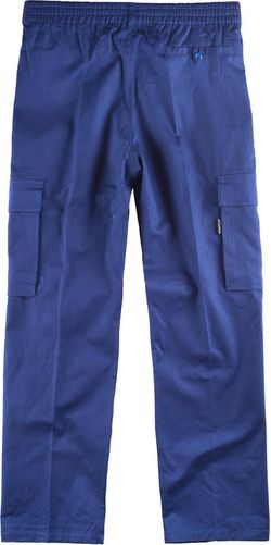 Pantalón con cintura elástica 100% Algodón Azulina