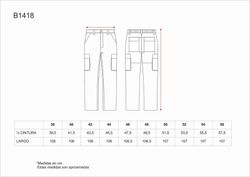 Hose mit elastischer Taille, Po-Verstärkung und mehreren Taschen mit Kontrastnähten Navy