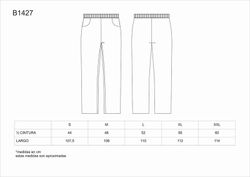Hose mit elastischer Taille, ohne Fliege und mit 2 Seitentaschen Schwarz
