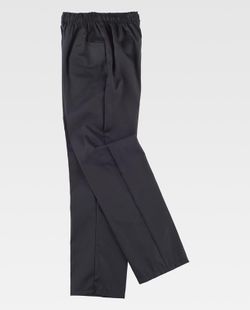 Hose mit elastischer Taille, ohne Fliege und mit 2 Seitentaschen Schwarz