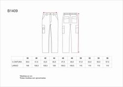 Hose mit elastischer Stewardess und dreifach vernähter Stewardess mit mehreren Taschen