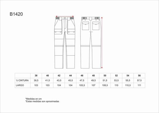 Hose mit abnehmbaren Beinen, elastischer Taille und mehreren Taschen Schwarz