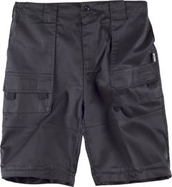 Hose mit abnehmbaren Beinen, elastischer Taille und mehreren Taschen Schwarz