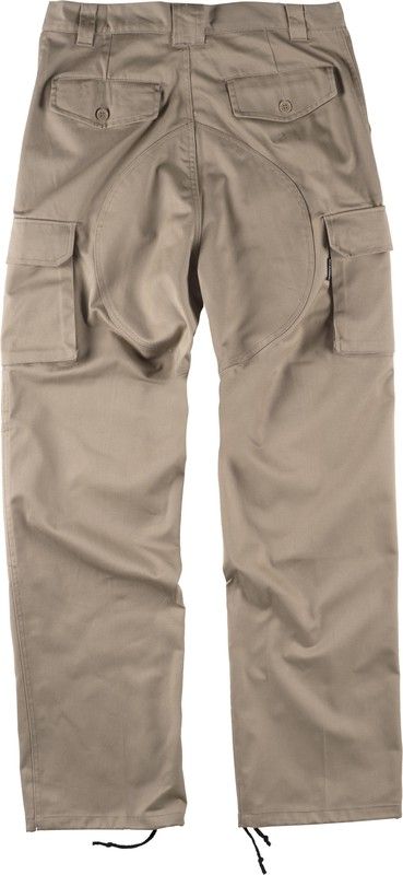 Pantalón con refuerzos en culera y rodillas Beige