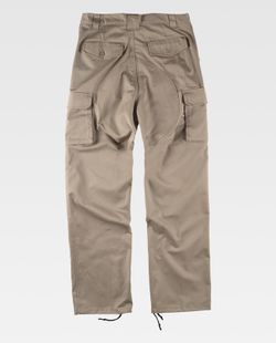 Pantalón con refuerzos en culera y rodillas Beige
