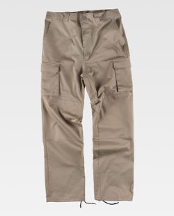 Pantalón con refuerzos en culera y rodillas Beige