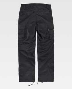 Pantalón con refuerzos en culera y rodillas Negro