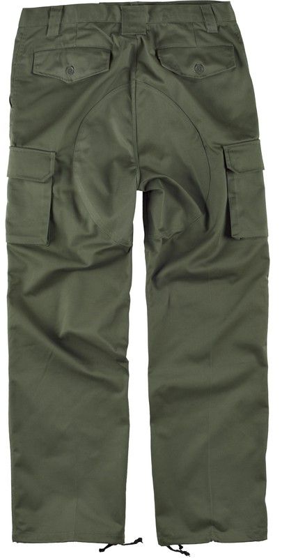 Pantalón con refuerzos en culera y rodillas Verde Kaki