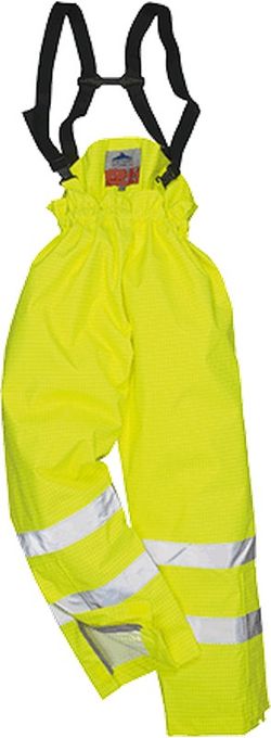 Ungefütterte Bizflame Warnschutzhose, antistatisch und flammhemmend