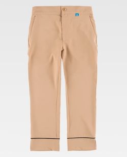 Pantalón de color Beige+Negro | SERVICIOS