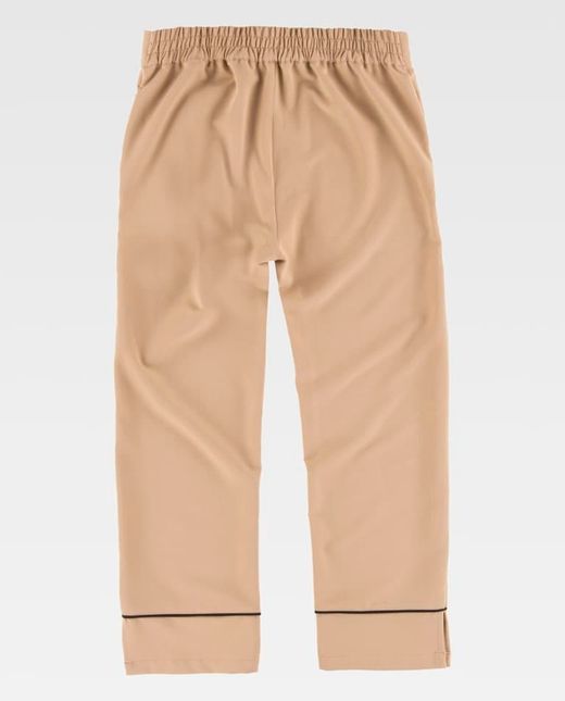 Pantalón de color Beige+Negro | SERVICIOS
