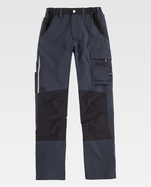 Pantalon de color Gris+Negro