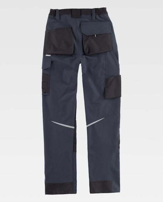 Pantalon de color Gris+Negro