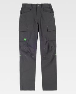 Pantalón de color Gris+Verde Flúor | FUTURE