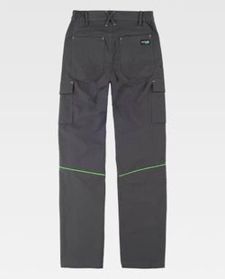 Pantalón de color Gris+Verde Flúor | FUTURE