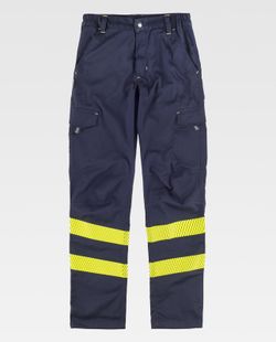 Pantalon de color Marino+Amarillo A.V.