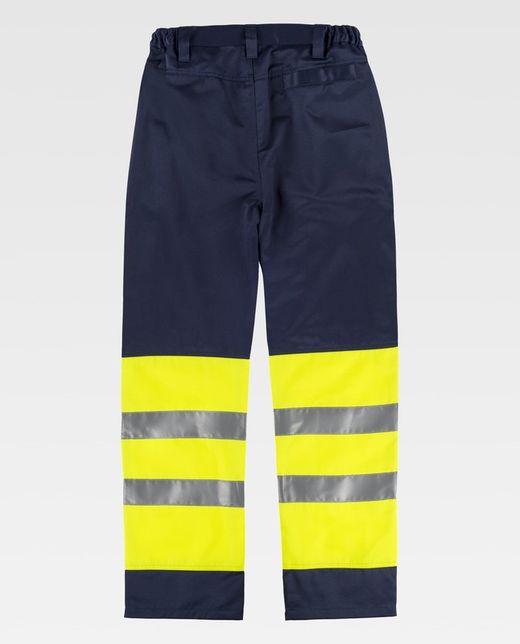 Pantalon de color Marino+Amarillo A.V.