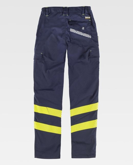 Pantalon de color Marino+Amarillo A.V.