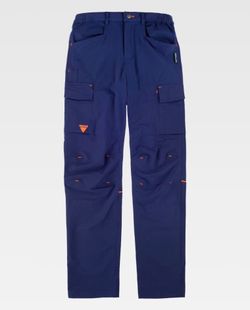 Pantalón de color Marino+Naranja Flúor | FUTURE