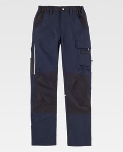 Pantalon de color Marino+Negro