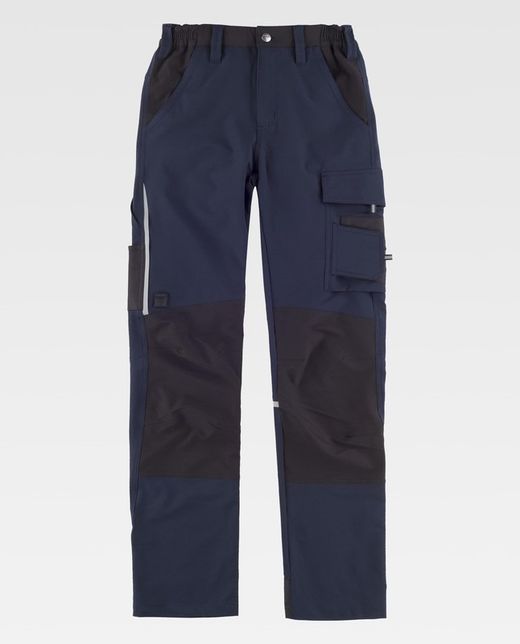 Pantalon de color Marino+Negro