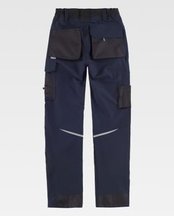 Pantalon de color Marino+Negro