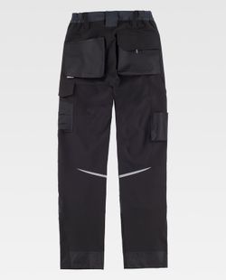 Pantalon de color Negro+Gris
