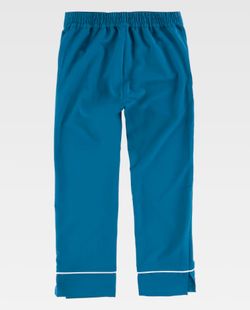 Pantalón de color Turquesa Oscuro+Blanco | SERVICIOS