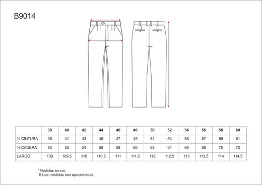 Pantalón de hombre, con cinturilla y con pinzas Negro