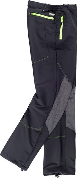Pantalón de montaña, combinado con ripstop Negro Negro