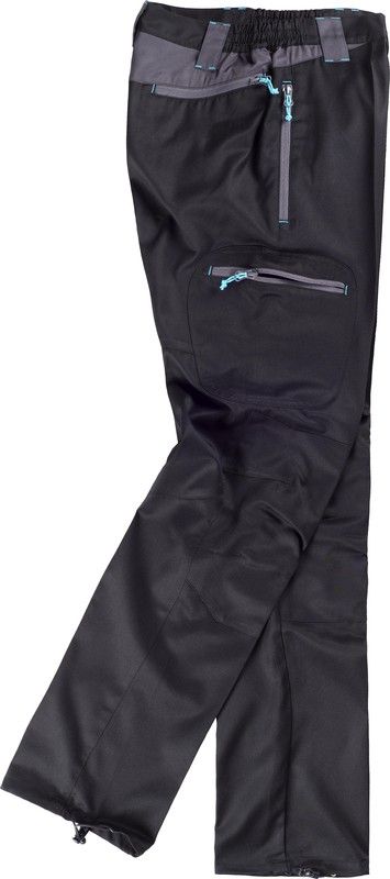 Calças de montanha, combinadas, com vários bolsos Preto Cinza