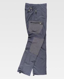 Sommer-Berghose, kombiniert mit Ripstop, Multipockets Dark Grey Black