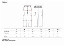 Pantaloni estivi da montagna, multitasche Beige