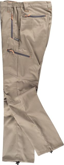 Pantalón de montaña, multibolsillos Beige