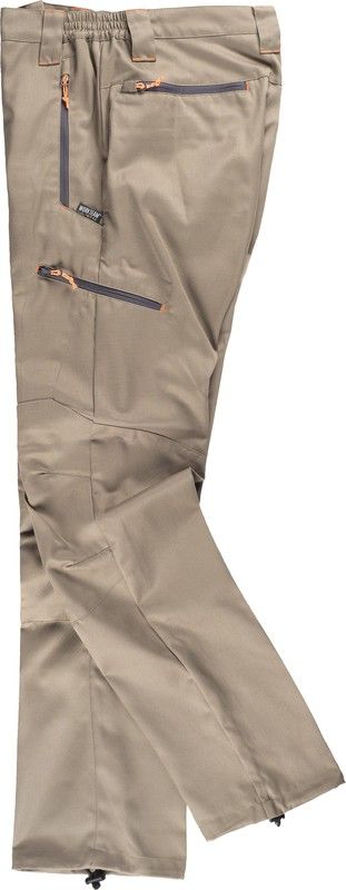 Mountain pants, multipockets Beige