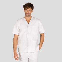 Blusa Sanitario Pico Botones Sarga