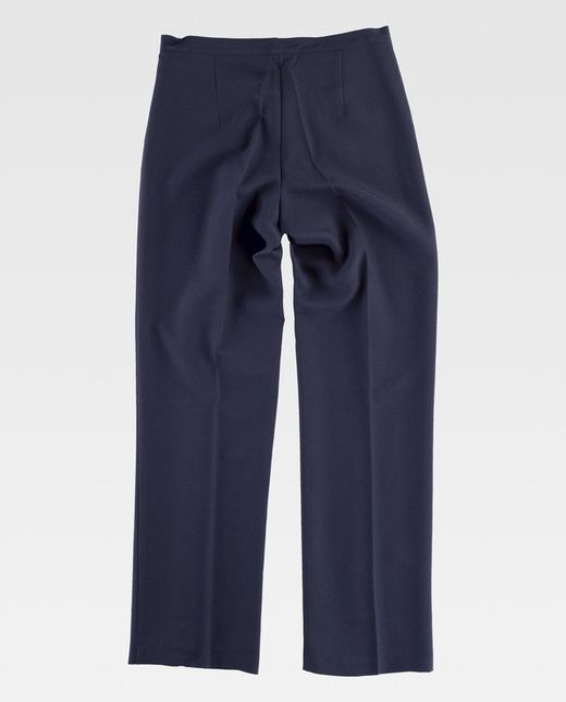 Damenhose mit Bund und Abnäher Navy