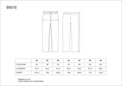 Damenhose mit Bund und Abnäher Navy