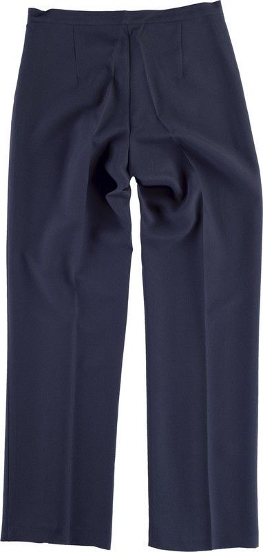 Damenhose mit Bund und Abnäher Navy