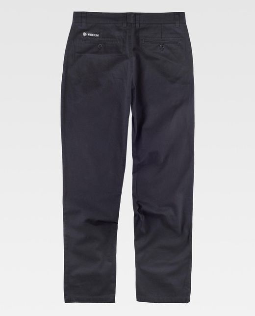 Frauen Chino Hose Schwarz