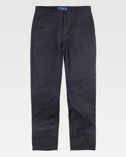 Frauen Chino Hose Schwarz