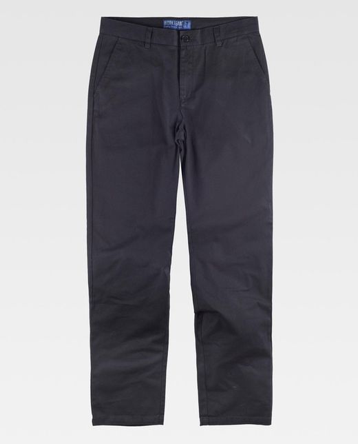 Frauen Chino Hose Schwarz