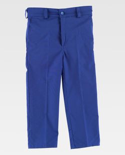 Jungenhose, elastische Taille, zwei schräge Seitentaschen Azulina