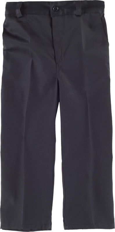 Pantalon garçon, taille élastique, deux sacs latéraux inclinés Noir
