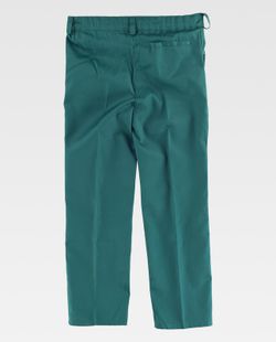 Jungenhose, elastische Taille, zwei schräge Seitentaschen Grün